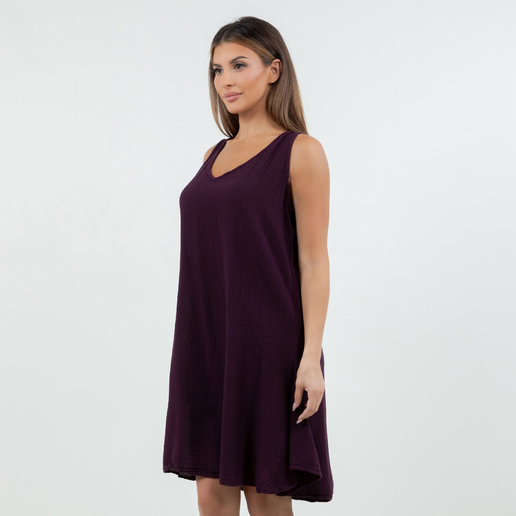 Peyton Dress 100% Cotton Gauze Sizing