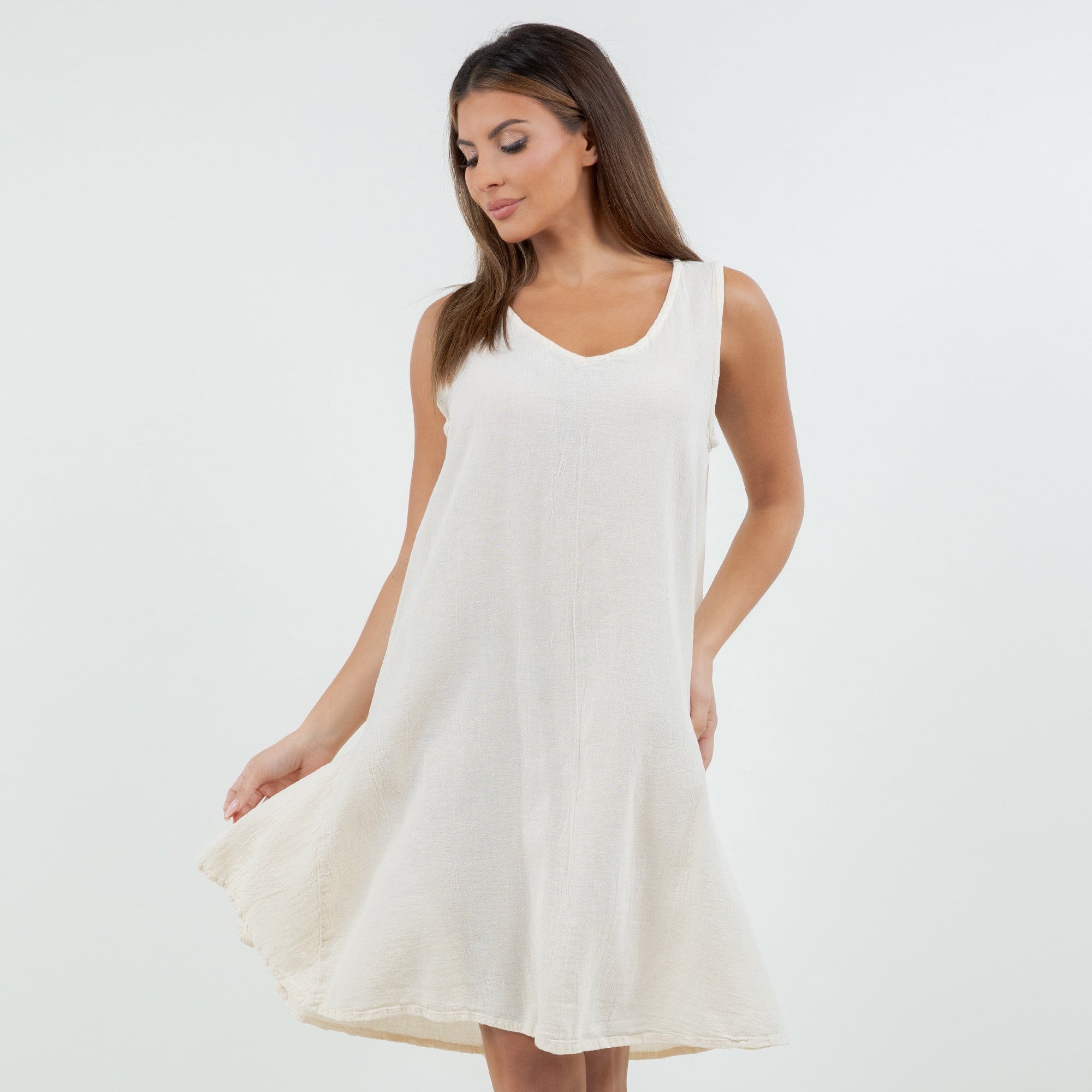 Peyton Dress 100% Cotton Gauze Sizing