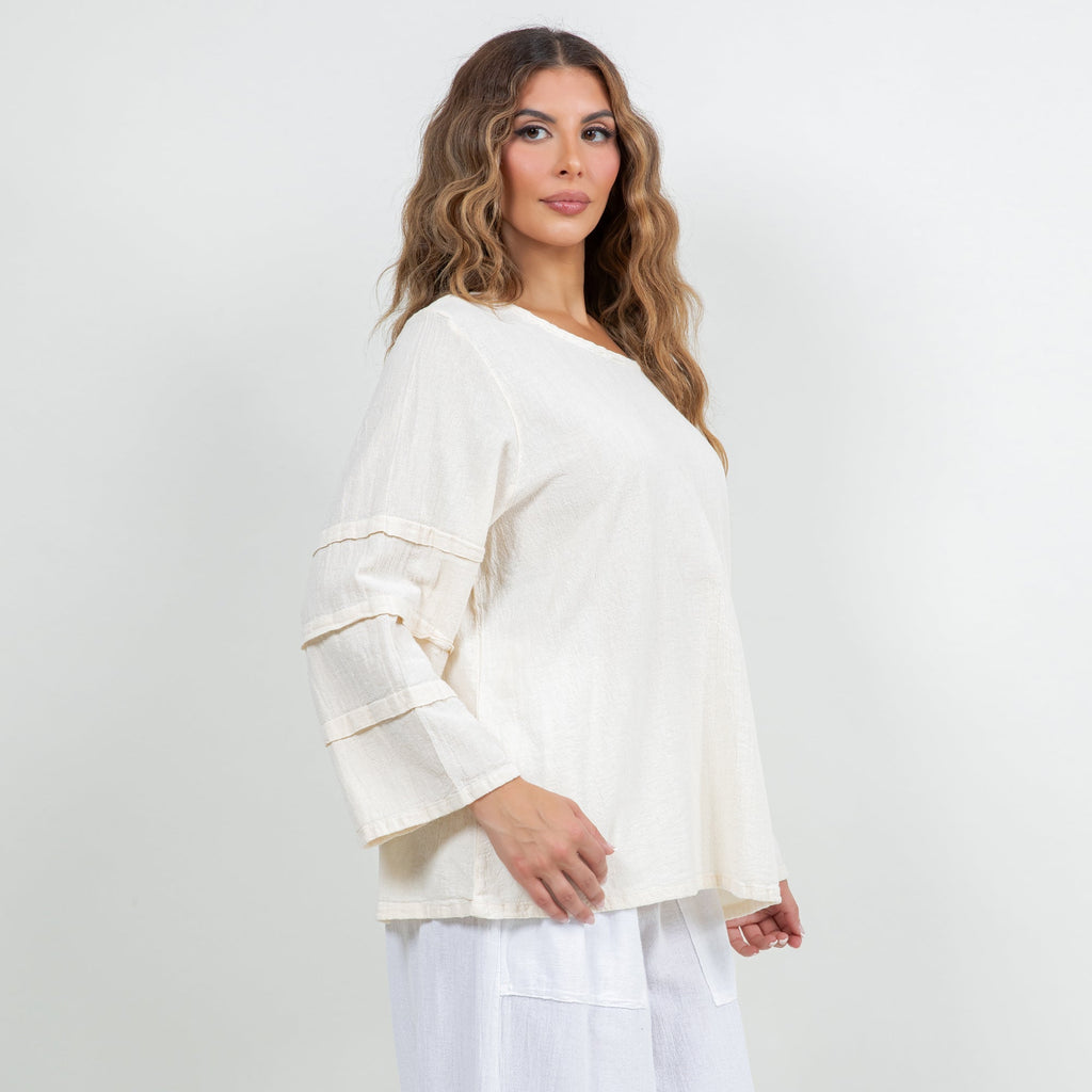 Women's Cotton Gauze Sabrina Top