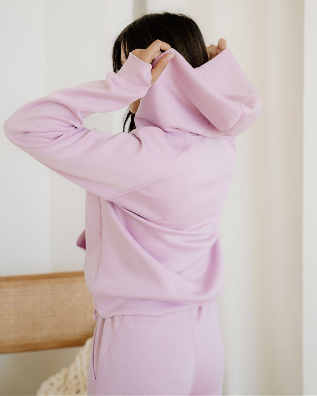 Harlow Half Zip Thumbhole Sleeve Hoodie Active Pants 2pcs Outfit