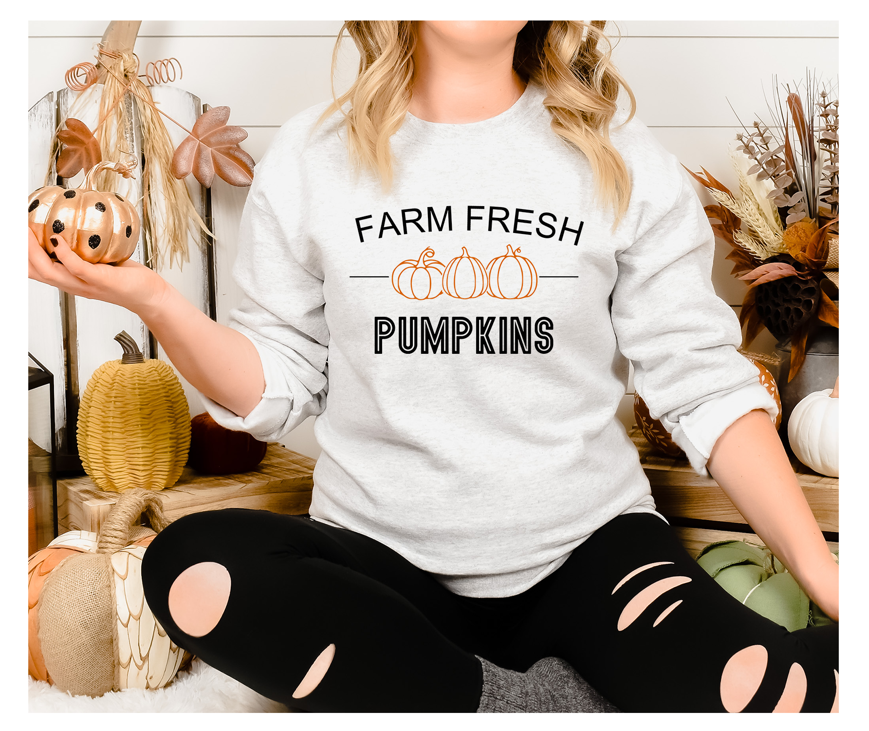 Farm Fresh Pumpkin Sweatshirt