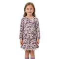 Long sleeves camo scallop top skirt kids girls outfits