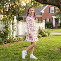 Long sleeves bows kids girls Halloween active wear set