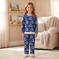 Long sleeves nativity ruffle top pants girls Christmas set