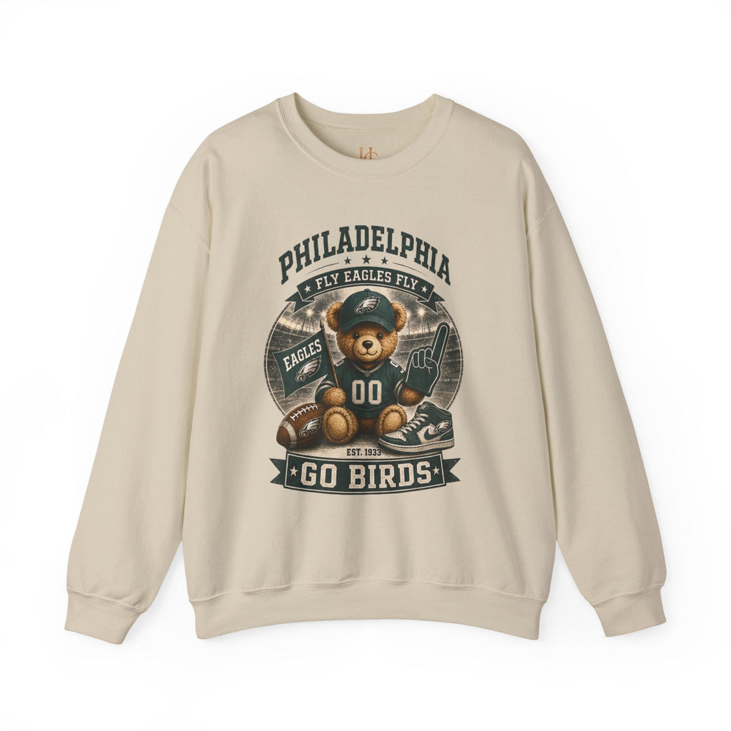 Go Birds Bear Crewneck Sweatshirt