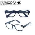 Large Reading Glasses Men Rectangle Oversize Frame Readers Eyeglasses Spring Hinge High Quality Comfortable Wear with Diopter