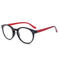 Reading Glasses Women Round Frame PC Reading Glasses for Men Spring Hinge