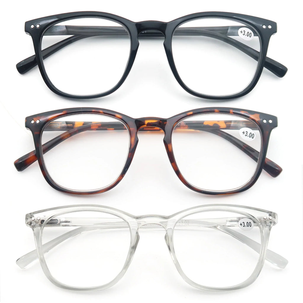 MODFANSR Reading Glasses Women Colorful Frame Readers Ladies Lightweight Flexible Spring Hinge Presbyopic Eyeglasses