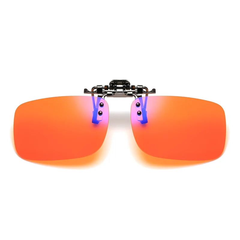 1 PC Anti Blue Light Clip-On High Quality Unisex Anti-Radiation Computer Goggles Glasses Flip-up Lens for Myopia/Hyperopia