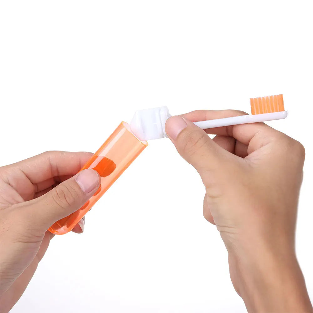 1Pc Soft Plastic Folding Toothbrush Outdoor Tooth Brush Useful Oral Cleaning Portable Business Trip Travel Camping Accessories