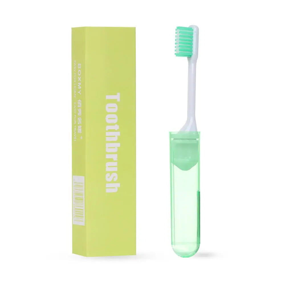 1Pc Soft Plastic Folding Toothbrush Outdoor Tooth Brush Useful Oral Cleaning Portable Business Trip Travel Camping Accessories