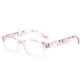 Women Eyeglasses Reading Glasses Classic Square Full Frame Strong Hinge Lightweight Wear Readers with Diopter +1.0+2.0+3.0+4.0
