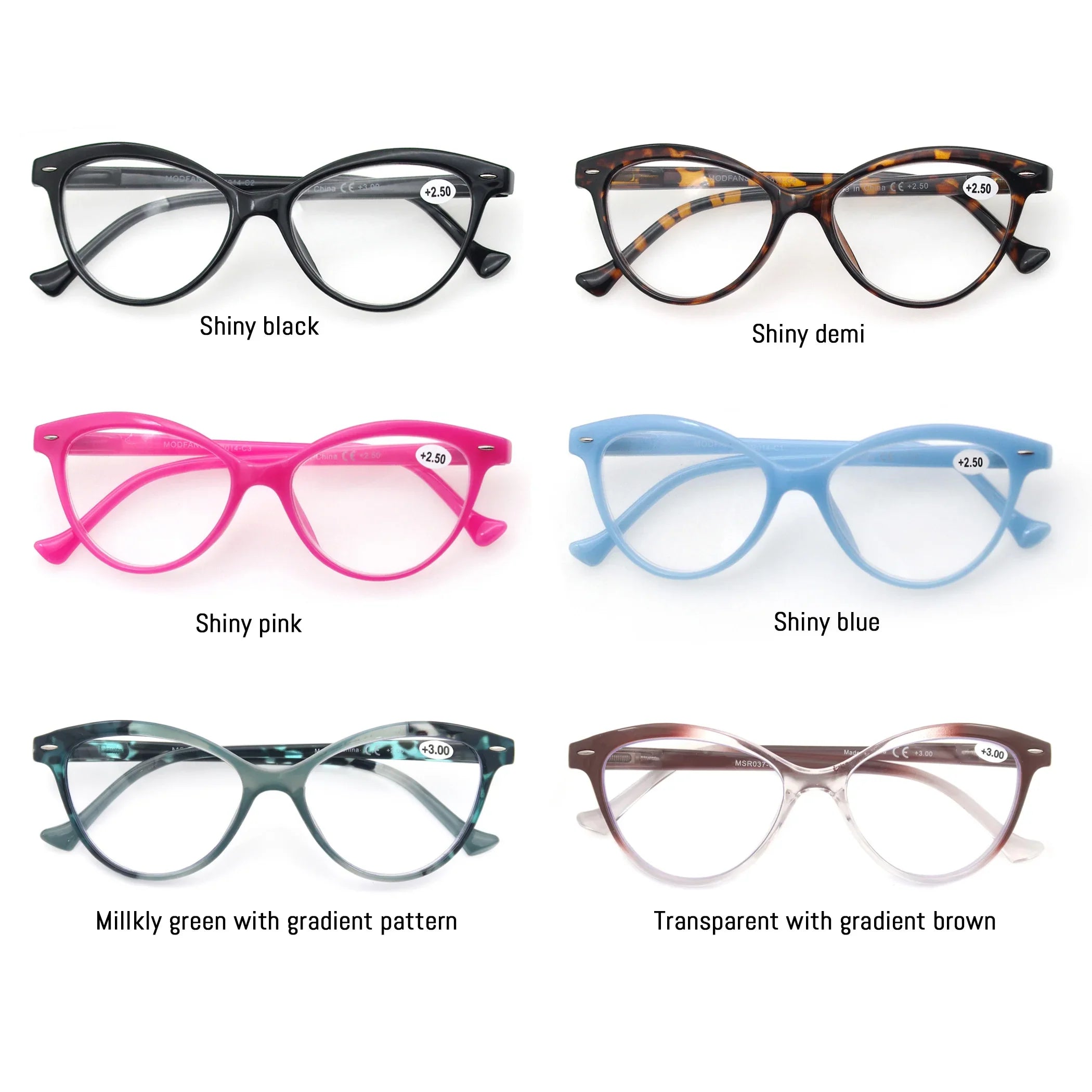 Small face Women Reading Glasses Cat Eye Vintage Fashion Eyeglass Cateye Retro Clear Lens Ladies Ultralight Diopter +1.25 +2.0