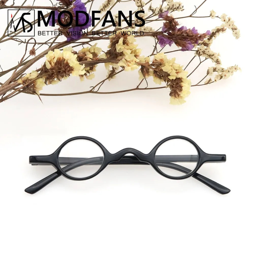 Small Vintage Reading Glasses Men Women Readers Round Retro Presbyopic Glasses Full Frame +1+1.5+2+2.5+3+3.5
