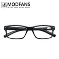 Reading Glasses Men Women Rectangle Frame Clear Lens Black Eyeglasses Presbyopic Ultralight Diopter Male Sight 1.0 1.25 1.75 2.0