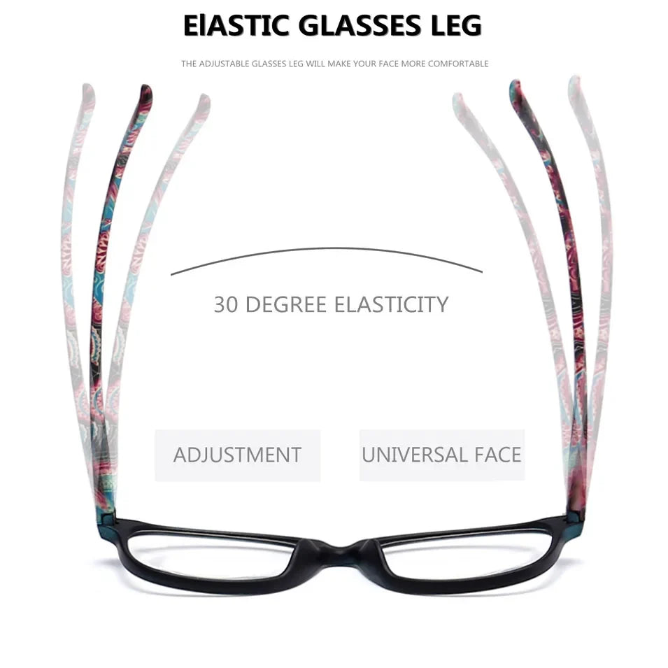 Reading Glasses Women Flowers diopter fashion Glasses For Reading Brands eyeglasses Ultralight presbyopia Glasses 1 1.5 2 2.5 3