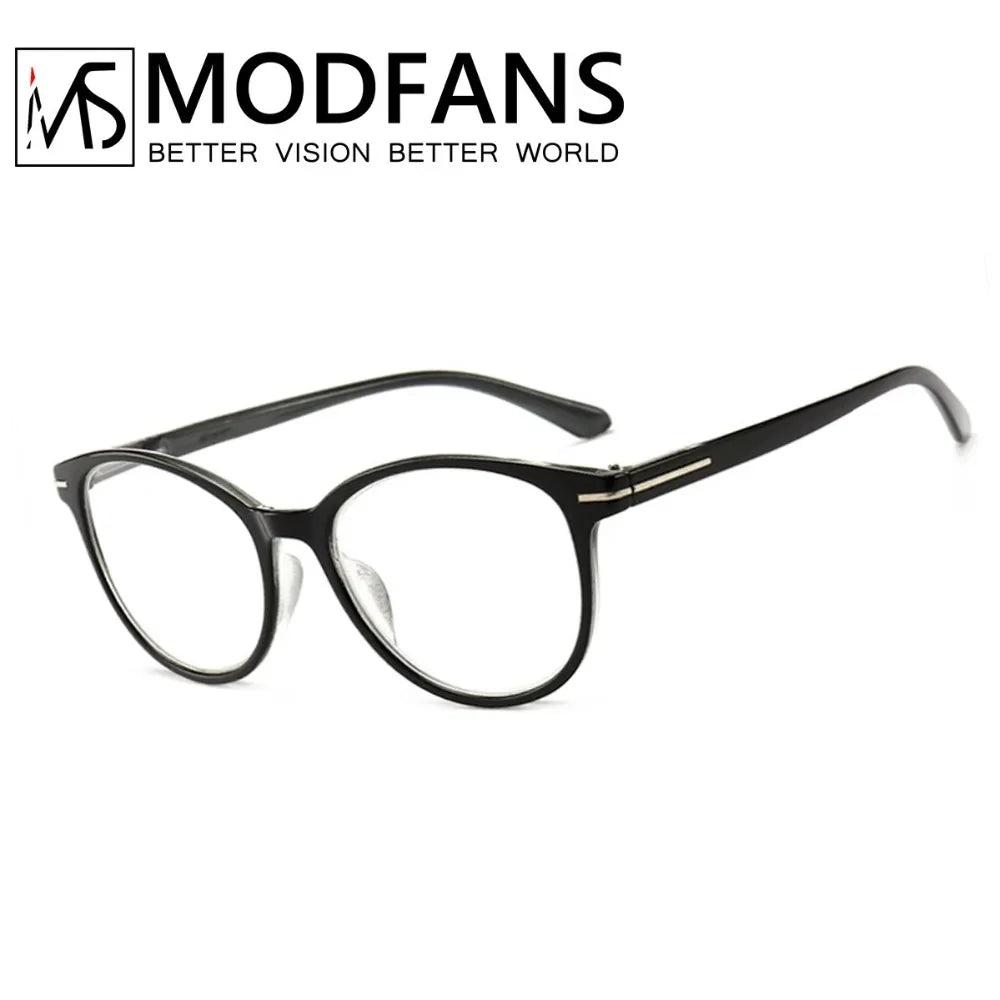 Reading Glasses Women Round Frame Readers Silver Metal Decoration Presbyopic Glasses Magnification Strength1.5 2.5 3 3.5 4