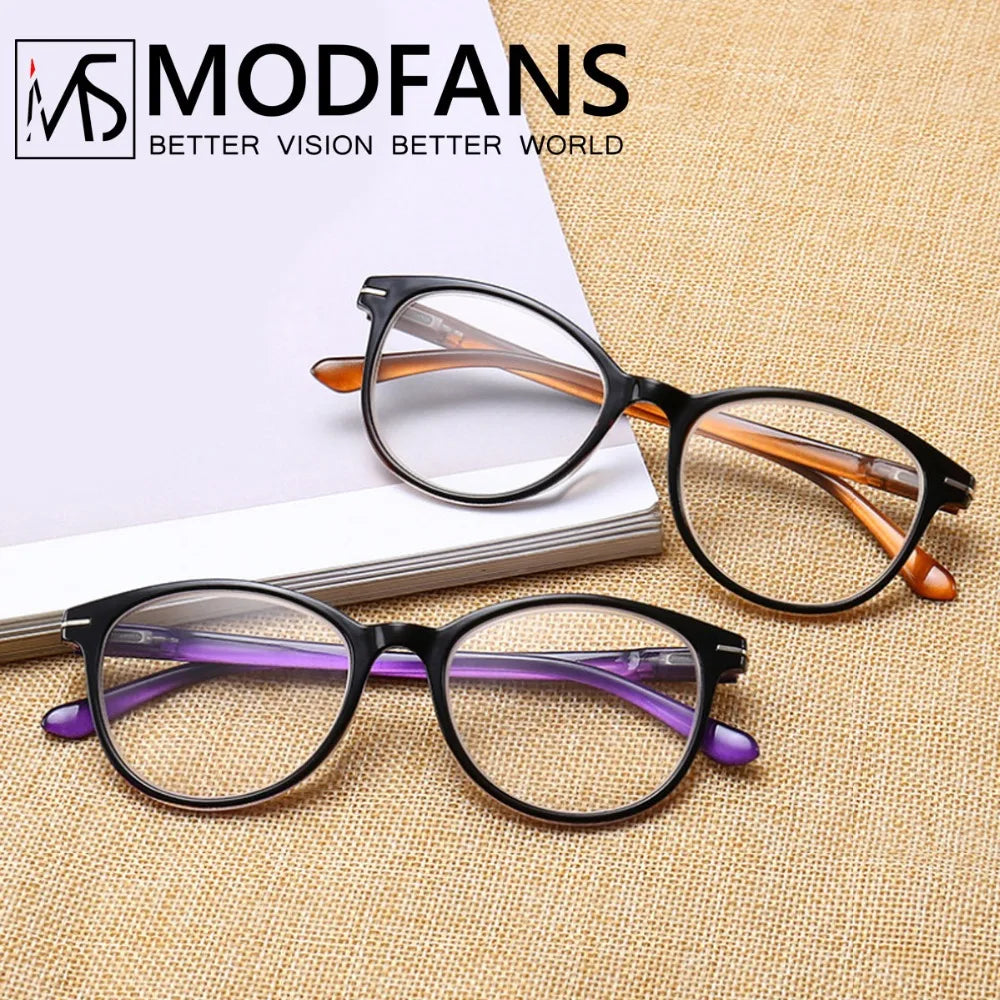 Reading Glasses Women Round Frame Readers Silver Metal Decoration Presbyopic Glasses Magnification Strength1.5 2.5 3 3.5 4