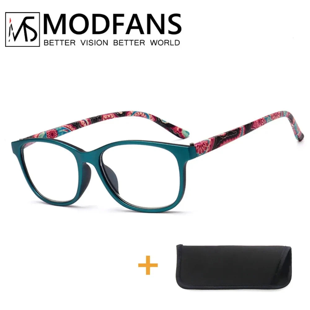 Reading Glasses Women Flowers diopter fashion Glasses For Reading Brands eyeglasses Ultralight presbyopia Glasses 1 1.5 2 2.5 3
