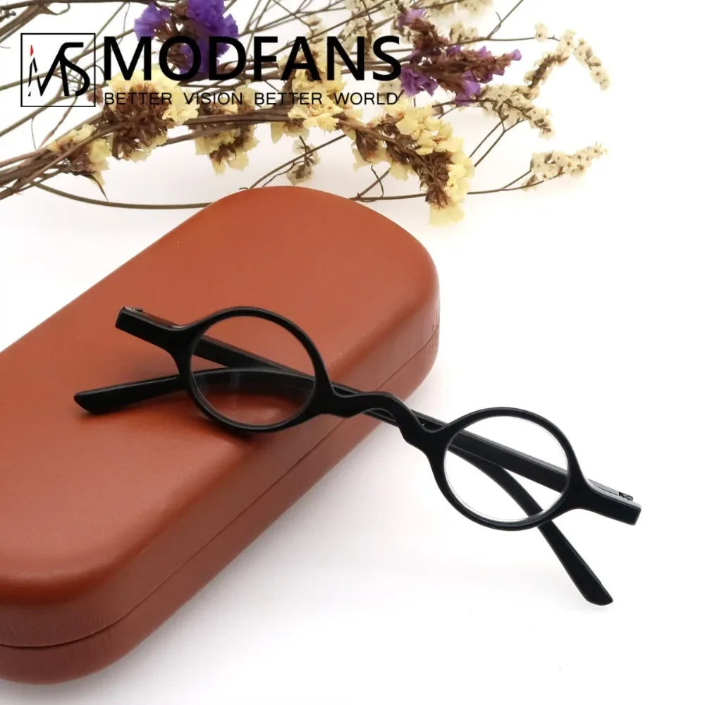 Small Vintage Reading Glasses Men Women Readers Round Retro Presbyopic Glasses Full Frame +1+1.5+2+2.5+3+3.5