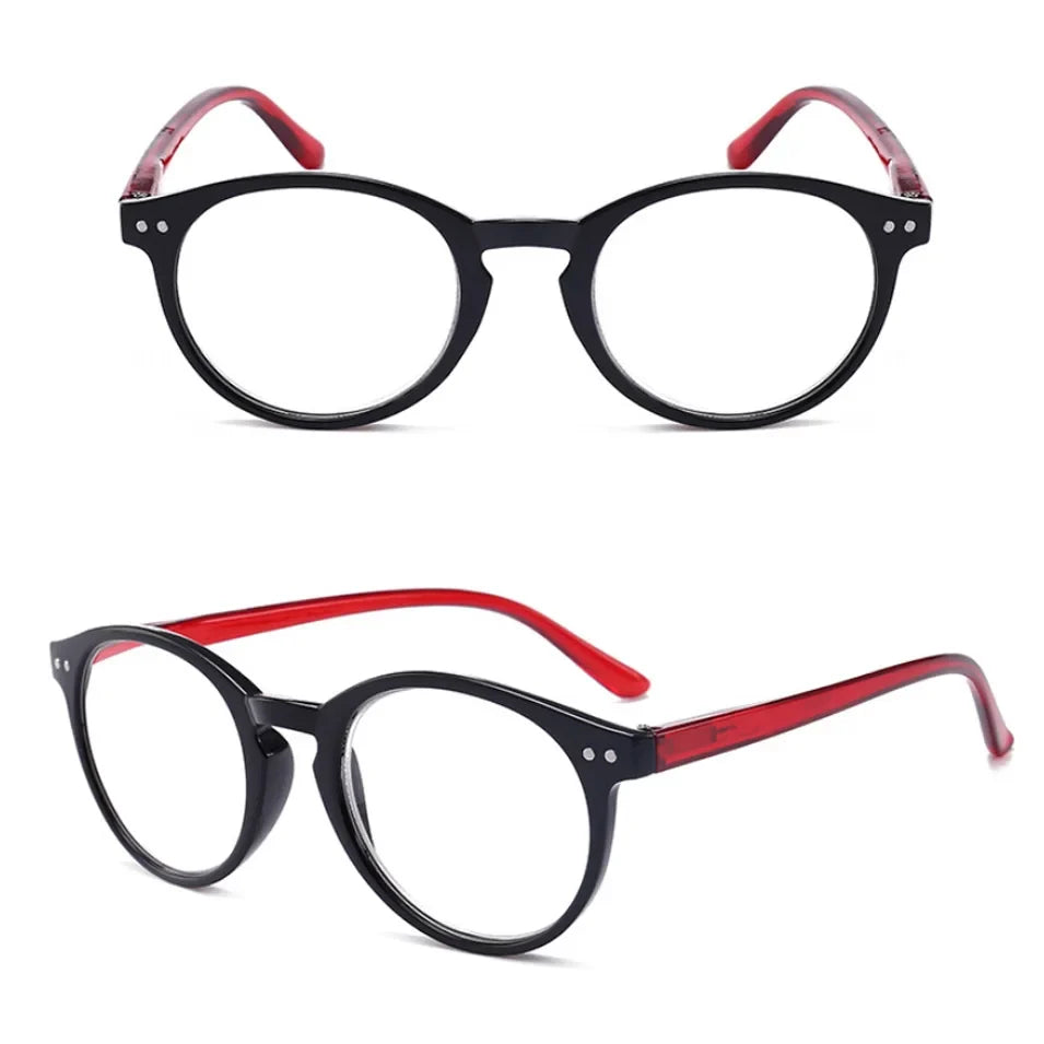 Retro reading Glasses Women Men Round Resin Eyewear Young Style design Square Frame Presbyopic Glasses 1 1.5 2 2.5 3 3.5 4