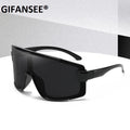 Shield Visor Mask Sunglasses Women Men Oversized Windproof Glasses One Peice Big Frame Goggles Shades Sport UV400 Gafas