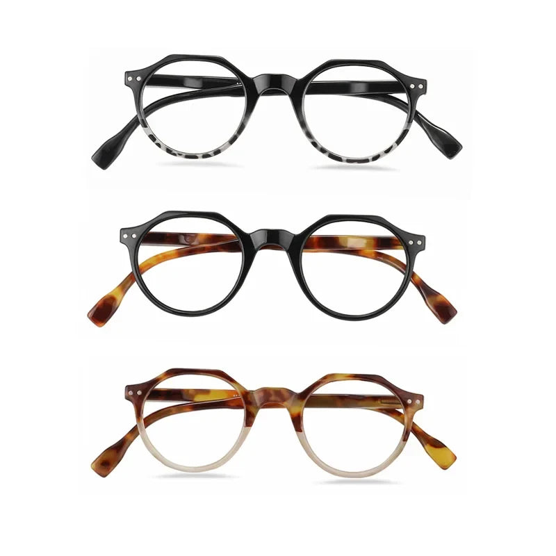 Ladies Reading Glasses Leopard Print Men's Frame anti-blue light