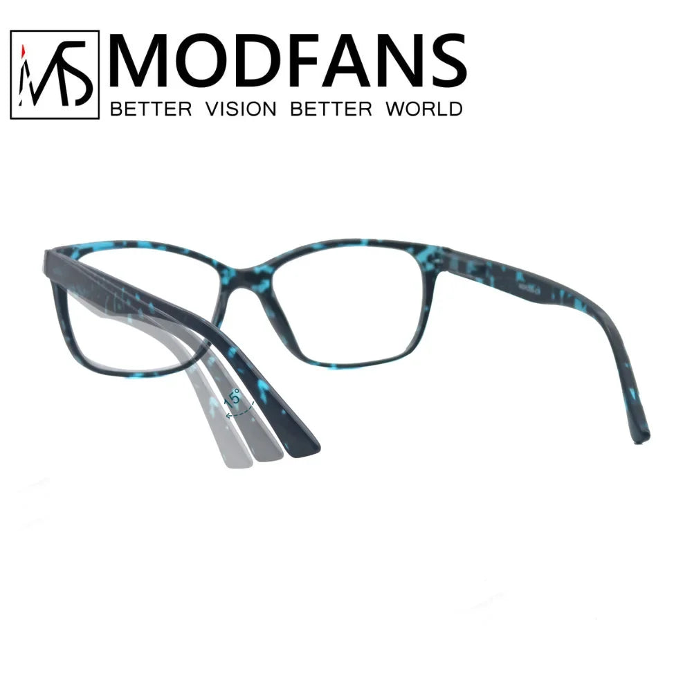 Oversized Reading Glasses Women Rectangle Leopard Frame Readers Presbyopic Eyeglasses Magnification Strength +1.0 to+4.0