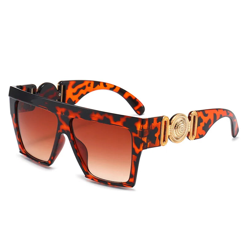Oversize Square Sunglasses Women Fashion New Vintage Big Frame Shades Men Sun Glasses UV400 Eyewear Oculos Gafas De Sol