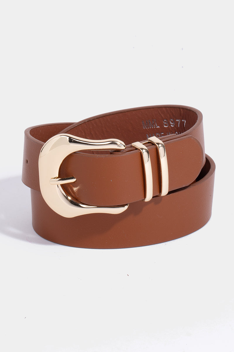 Classic Vegan Leather Belt