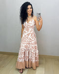 Women Printed Sling Casual Dress