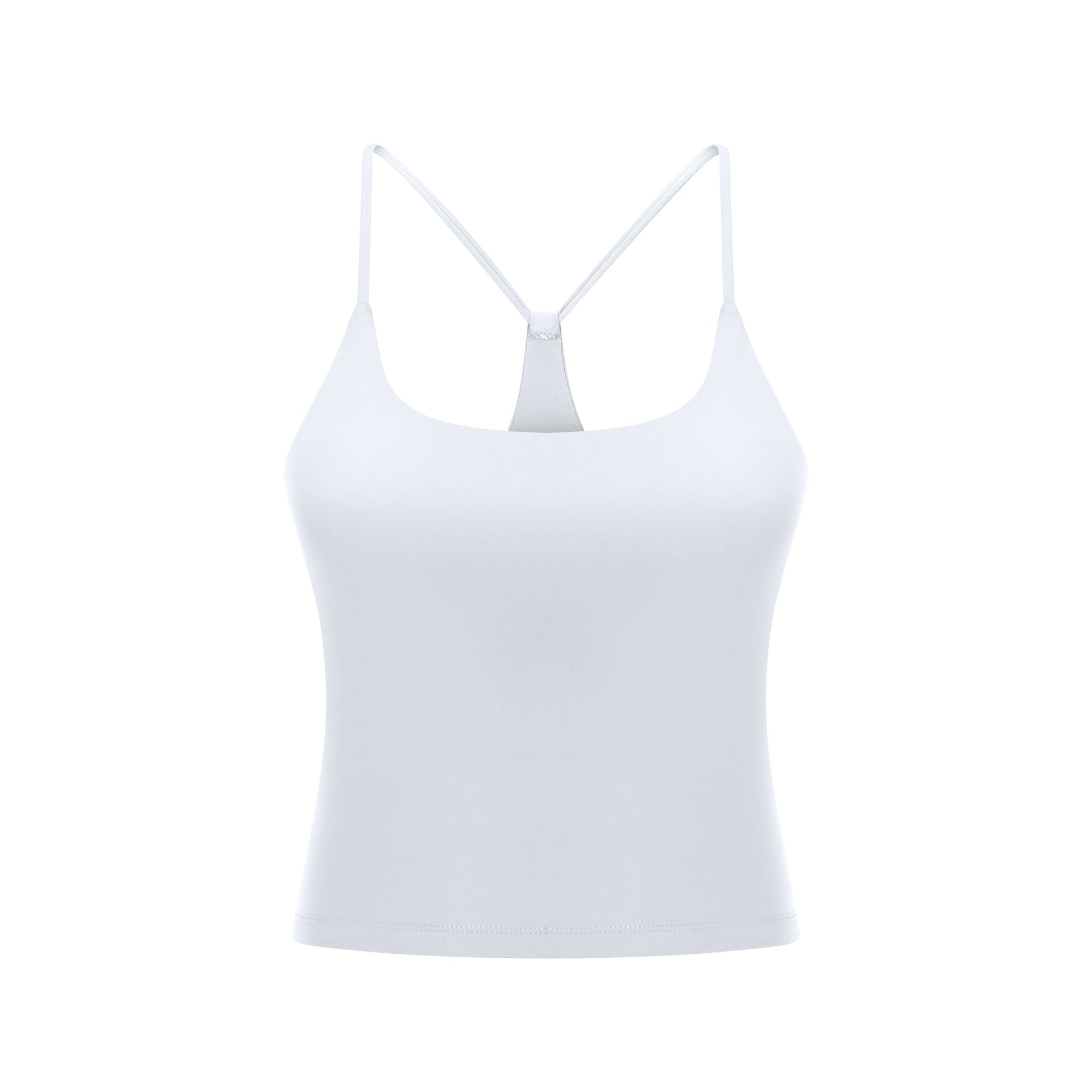 Spring Summer Sexy Y Shaped Beauty Strap Chest Pad Yoga Vest Women Moisture Wicking Stretch Skinny Yoga Clothes