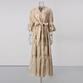 Artistic Retro Affordable Luxury Maxi Dress Summer Elegant Embroidered Loose High End Dress Women