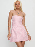 Dress Women Slim Tube Top Lace Dress Niche Floral Dress