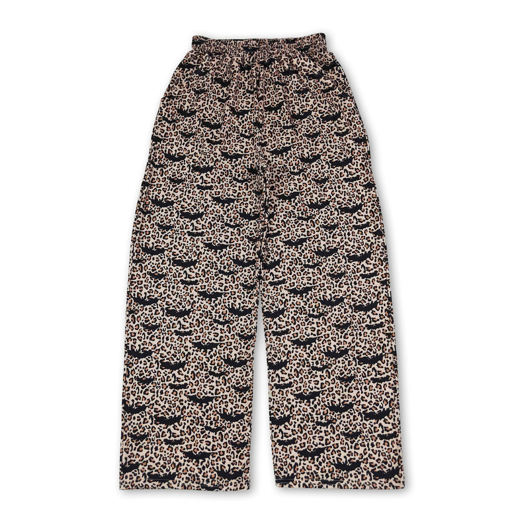 Leopard bat adult women Halloween pants