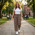 Leopard bat adult women Halloween pants