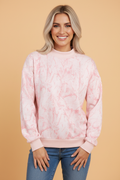 Camo Mock Neck Baggy Sweatshirt