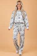 Woodland Camo Hoodie and Sweatpants Set