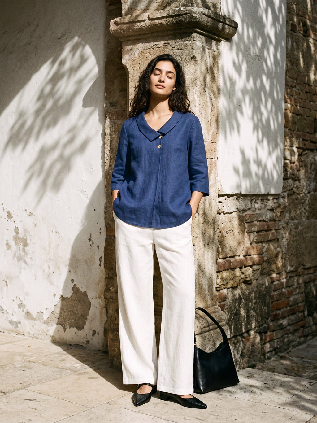 100% Linen Classic Pants LYON