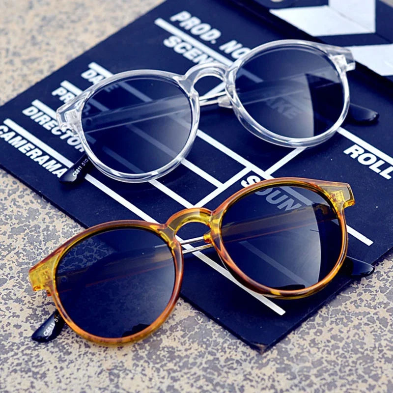 VIVIBEE Gothic Transparent Women Vintage Square Sunglasses 90s Round Sun Glasses 2026 Trending Products UV400 Men Shades