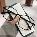 Ultra Light Myopia Glasses Men Women Minus Diopter Eyeglasses Trendy Large Size Square Frame Near Sight Eyewear