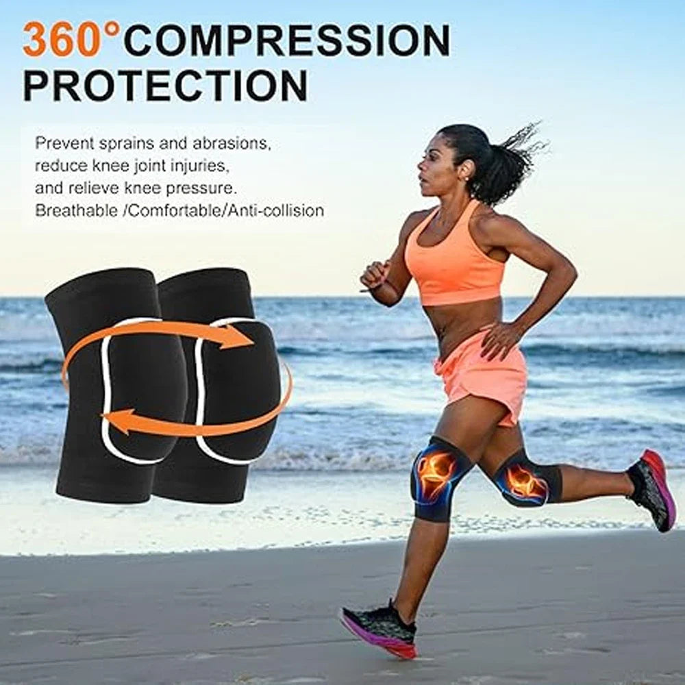 Soft Breathable Volleyball Knee Pads for Dancers Men Women Kids Protective Knees for Football Dance Yoga Tennis Running Cycling