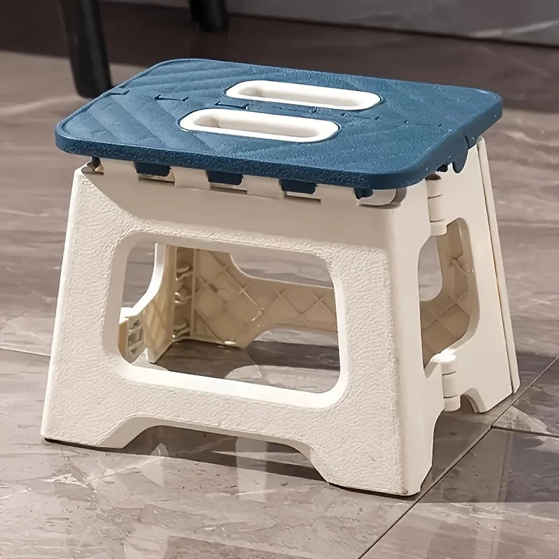 Multiple sizes available, extra-large foldable step stool, single pack, non-slip, sturdy and lightweight ABS plastic