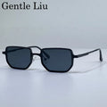 Classic Small Frame Steampunk Rectangle Sunglasses Men 2026 Luxury Brand Retro Punk Driving Sun Glasses For Male UV400 Shades