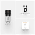 FLEXTAIL ZERO LANTERN - 56g Ultralight 2-in-1 Camping Light, 300LM Bright LED, IPX5 Waterproof for Camping Hiking Emergency