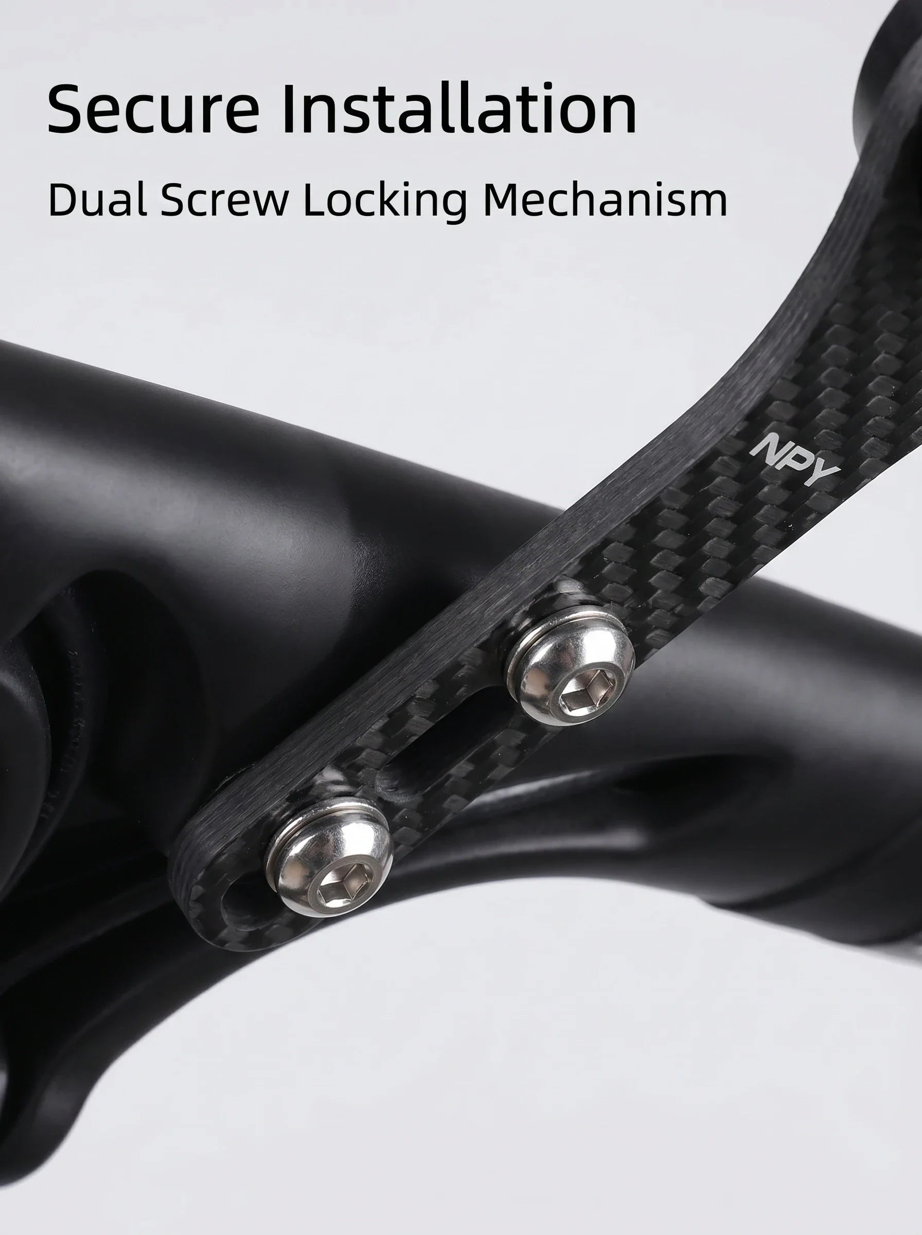 NPY Carbon Fiber Speedometer Holder Integrated Handlebar Mount For Wahoo/Bryton/Garmin Speedometer Mount Bicycle Accessories