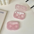 1PC Unisex Bottle Tube Hard Contact Lens Case Candy Color Travel Glasses Lenses Box Eyes Care Kit Holder Container Lens Washer