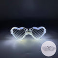 New Cool Wireless Glowing LED Light Up Glasses For Rave Festival Party Luminous Neon Mosaic Sunglasses Club Disco Eye Glasses