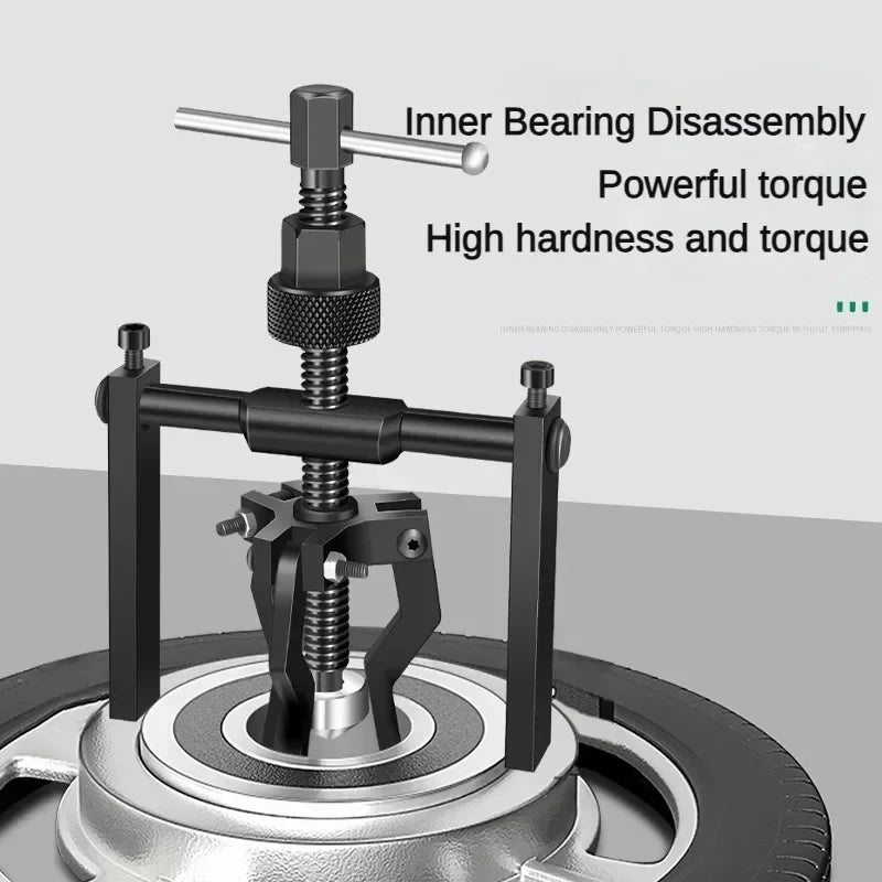 Labor-saving Car Bearing Puller Disassembly Tool with Three-claw Puller for Automotive Bearing Maintenance