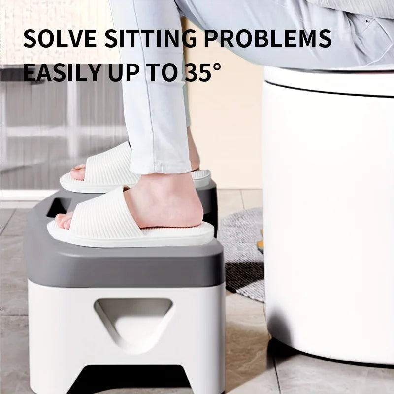 Home Thickened Toilet Foot Stool Squatting Helper Anti Slip Step Stool for Adult Children Pregnant Women Bathroom Foot Rest